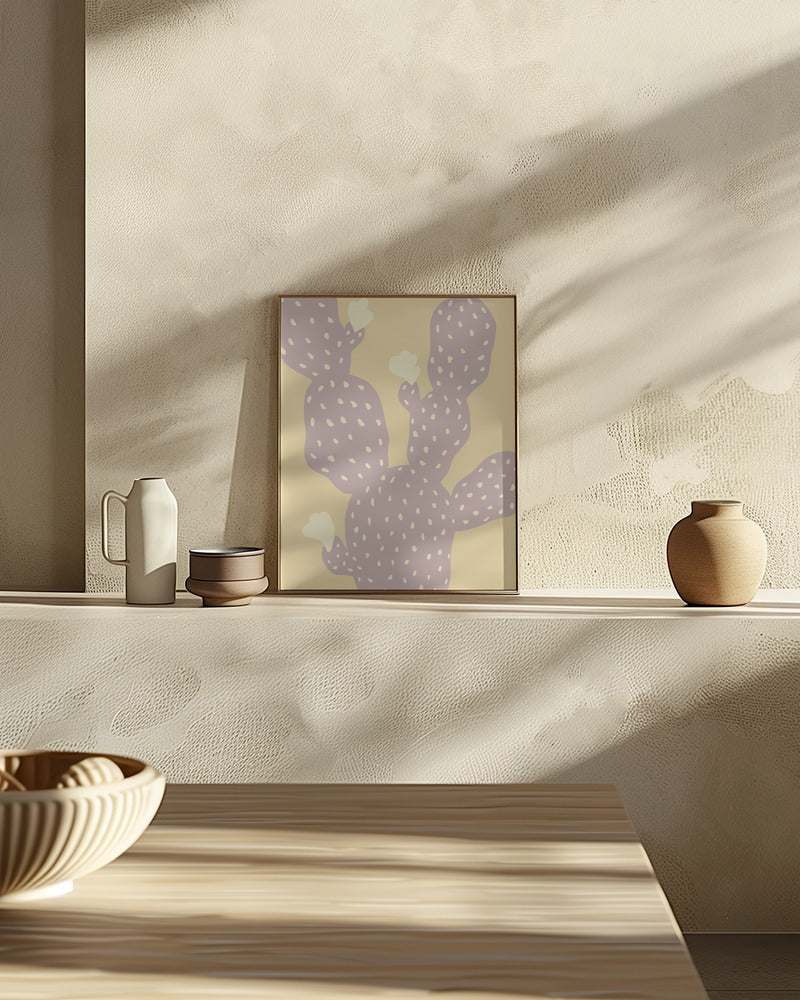 Cactus Yellow Poster